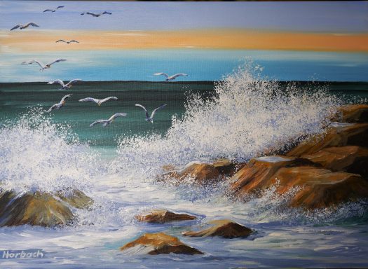 Meeresgischt 112 70x50 Das schäumende Meer- ein Symbol für die Kraft der Natur und die Dynamik und Energie in der Natur