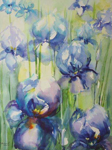 Lilien 51x71cm