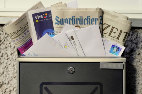 Die Post ist da.